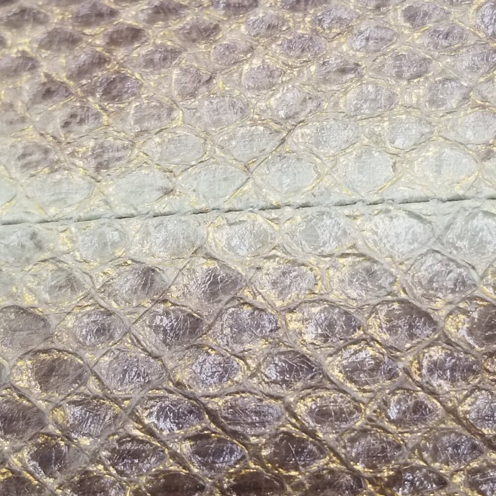 Jimmy Choo Python snake skin green python shoulde… - image 6